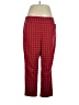 Croft & Barrow Plaid Red Casual Pants Size 16W - photo 1