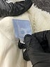 Bella Bliss 100% Polyester Ivory Faux Fur Jacket Size 10 - photo 6