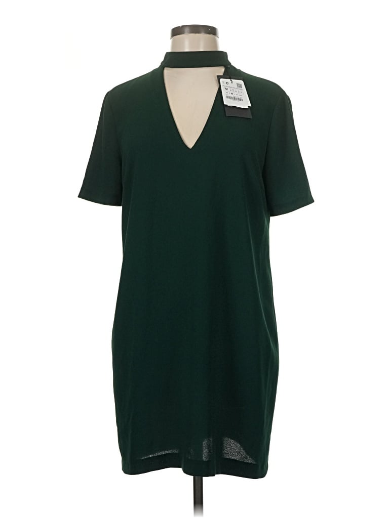 Zara Casual Dress In Green