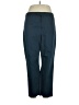 Worthington Solid Blue Casual Pants Size 16 - photo 1