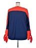 Du Jour Color Block Blue 3/4 Sleeve Blouse Size 2X - photo 2