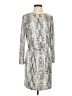 Lascana Paisley Silver Cocktail Dress Size 4 - photo 1