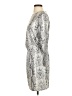 Lascana Paisley Silver Cocktail Dress Size 4 - photo 5