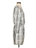 Lascana Paisley Silver Cocktail Dress Size 4 - photo 4