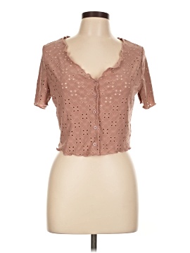Shein Curve Short Sleeve Blouse