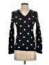 Tommy Hilfiger 100% Cotton Polka Dots Black Pullover Sweater Size S - photo 1