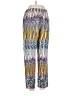 Assorted Brands 100% Polyester Print Blue Casual Pants Size M - photo 2