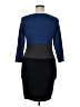 Max Studio Color Block Blue Cocktail Dress Size XL - photo 2