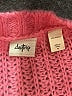 Daytrip 100% Acrylic Pink Cardigan Size M - photo 7