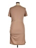 Shein Solid Tan Casual Dress Size XL - photo 2