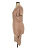 Shein Solid Tan Casual Dress Size XL - photo 5