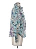 Wardrobe 100% Polyester Paisley Blue Long Sleeve Blouse Size XS - photo 4