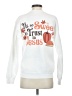 Altar'd State Hearts White Sweatshirt Size XXS - photo 2