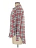 Caslon 100% Rayon Plaid Pink Long Sleeve Button-Down Shirt Size M - photo 5