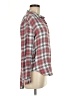 Caslon 100% Rayon Plaid Pink Long Sleeve Button-Down Shirt Size M - photo 4