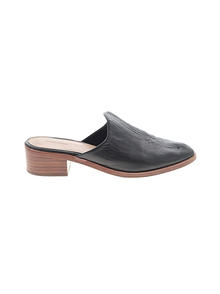 Pre-owned Soludos Mule/clog In Black