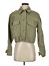 Zara Basic 100% Baumwolle Green Jacket Size XS - photo 1