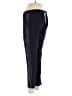 Adidas 100% Polyester Solid Black Track Pants Size M - photo 2