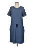 Sinuous Blue Casual Dress Size M - photo 1