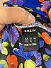 Shein 100% Polyester Floral Blue Short Sleeve Blouse Size 2 - photo 7