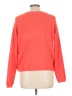 T Tahari Solid Orange Pullover Sweater Size L (estimated) - photo 2