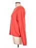 T Tahari Solid Orange Pullover Sweater Size L (estimated) - photo 5