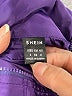 Shein 100% Polyester Color Block Purple Windbreaker Size S - photo 6