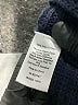 Unbranded 100% Pima Cotton Black Blue Pullover Sweater Size M - photo 8