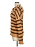 Line & Dot Stripes Brown Pullover Sweater Size M - photo 5