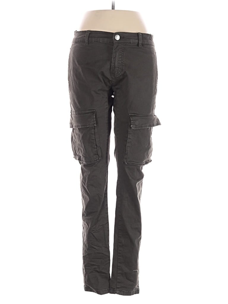 Pre-owned Zara Cargo Pants In Gray
