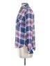 Rails 100% Rayon Plaid Blue Long Sleeve Button-Down Shirt Size XS - photo 5