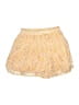 Unbranded 100% Polyester Floral Yellow Skort Size M - photo 1