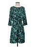 Halogen 100% Polyester Paisley Green Casual Dress Size 2 (estimated) - photo 1