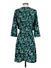 Halogen 100% Polyester Paisley Green Casual Dress Size 2 (estimated) - photo 2