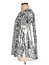 Impulse California Silver 3/4 Sleeve Blouse Size 1X - photo 5