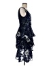 MARCHESA notte 100% Polyester Paisley Blue Cocktail Dress Size 0 - photo 4