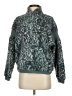 JoyLab 100% Polyester Animal Print Teal Track Jacket Size S - photo 1