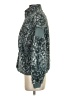 JoyLab 100% Polyester Animal Print Teal Track Jacket Size S - photo 5