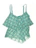 Beach House Floral Green Swimsuit Top Size 10 - photo 1