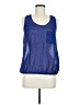 Gap Outlet 100% Polyester Blue Sleeveless Blouse Size M - photo 1