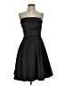 White House Black Market Solid Black Cocktail Dress Size 4 - photo 1