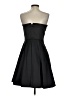 White House Black Market Solid Black Cocktail Dress Size 4 - photo 2