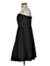 White House Black Market Solid Black Cocktail Dress Size 4 - photo 5