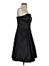 White House Black Market Solid Black Cocktail Dress Size 4 - photo 4