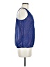 Gap Outlet 100% Polyester Blue Sleeveless Blouse Size M - photo 4