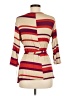 Boston Proper Stripes Tan Casual Dress Size M - photo 2