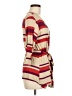 Boston Proper Stripes Tan Casual Dress Size M - photo 4