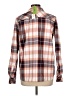 Natural Reflections Plaid Brown Long Sleeve Button-Down Shirt Size L - photo 2
