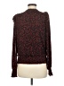 Evereve Burgundy Long Sleeve Blouse Size M - photo 2
