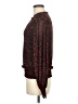 Evereve Burgundy Long Sleeve Blouse Size M - photo 5